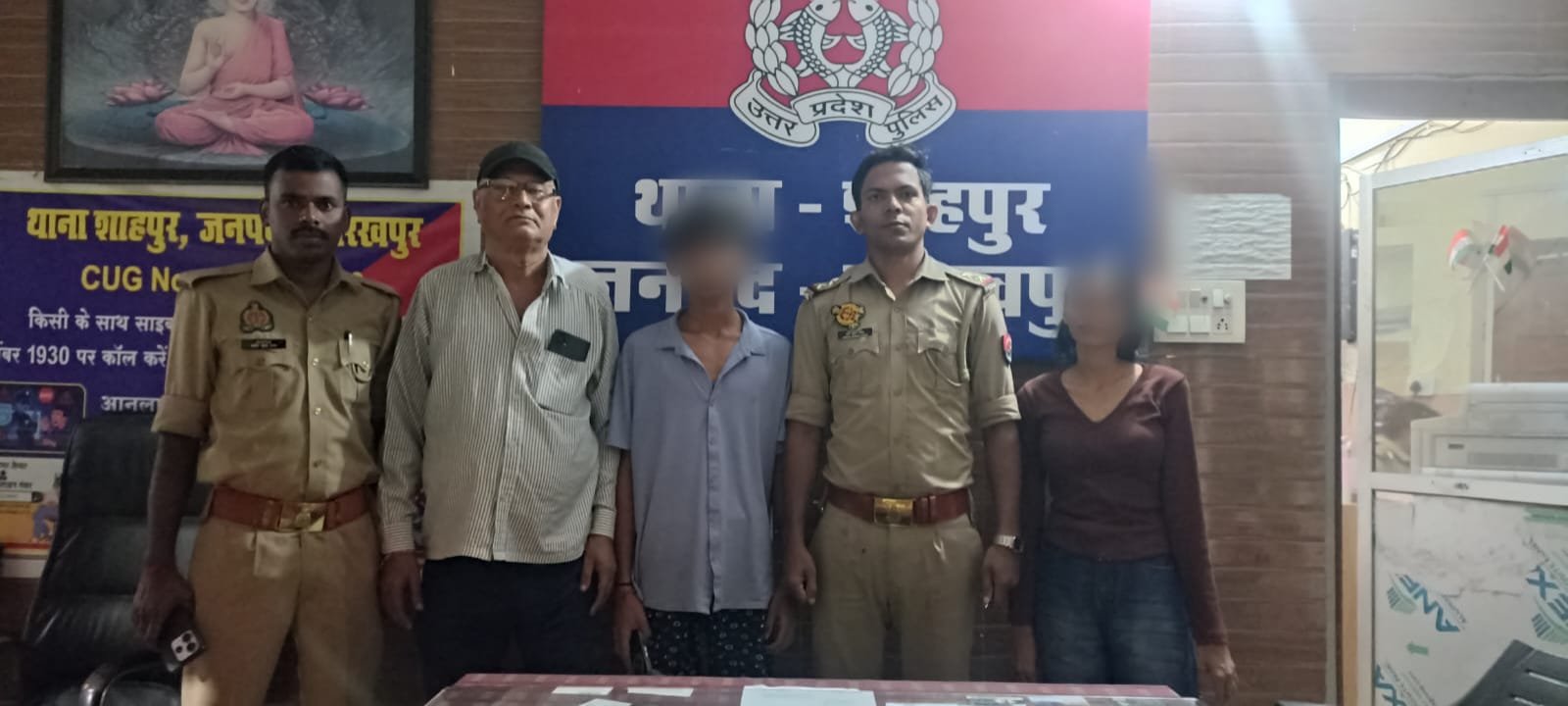 पांच दिन से घर में रह रहा किशोर अचानक लापता, शाहपुर पुलिस ने एक घंटे में सकुशल बरामद किया