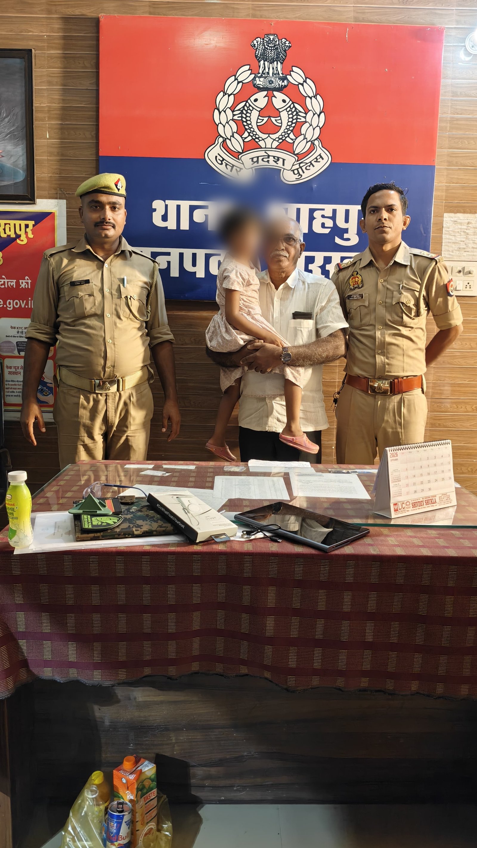 सीसीटीवी की मदद से एक घंटे में लापता बच्ची बरामद